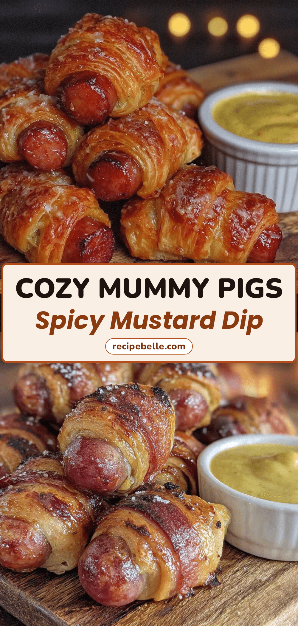 cozy mummy pigs in a blanket recipe