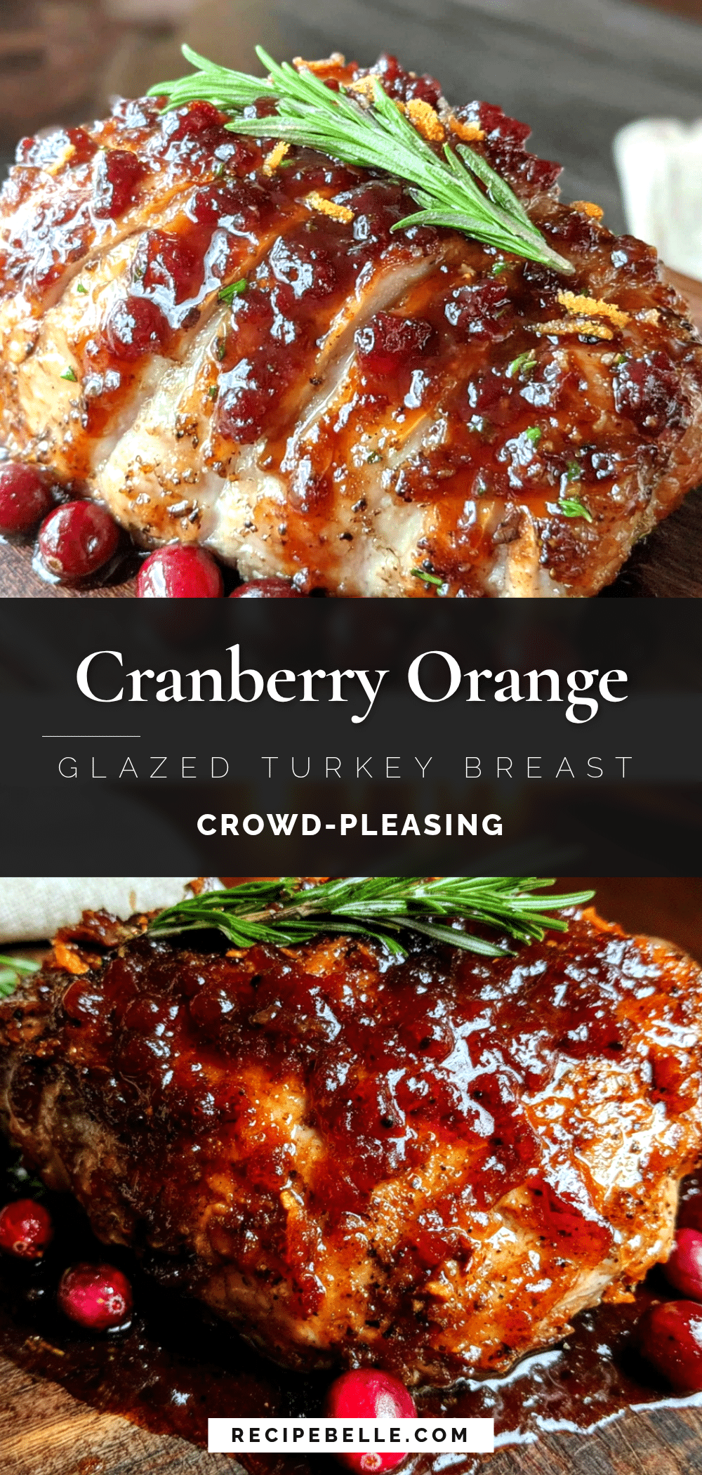 cranberry orange glazed turkey breast for two recipe