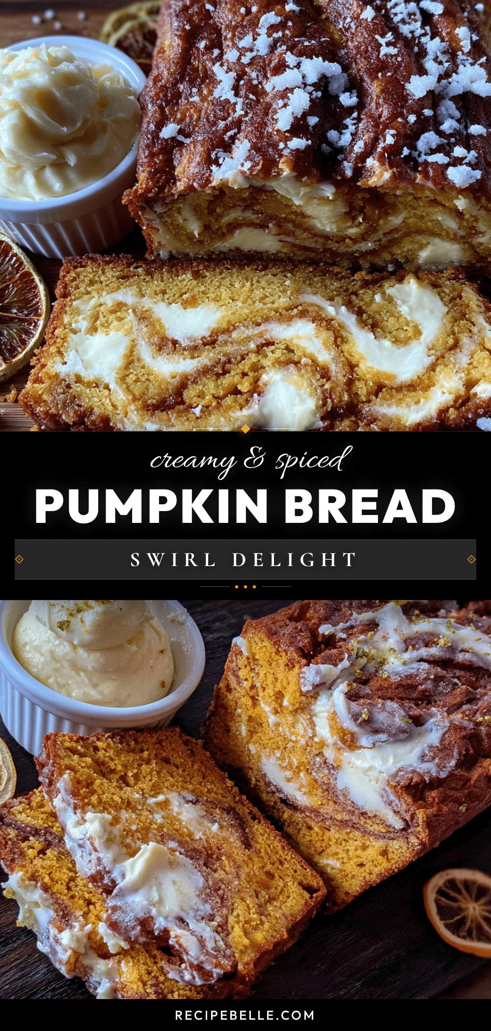 cream cheese swirl pumpkin bread recipe