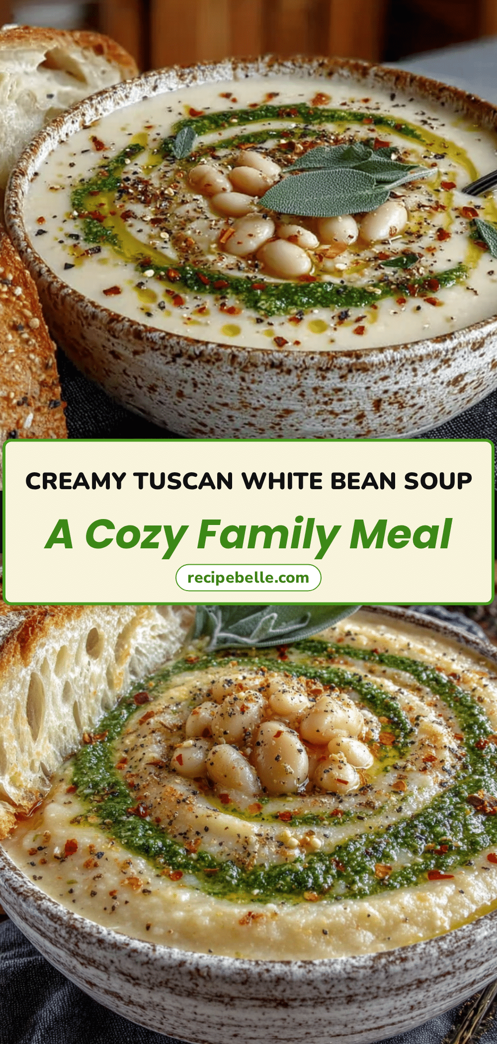 creamy tuscan white bean soup recipe