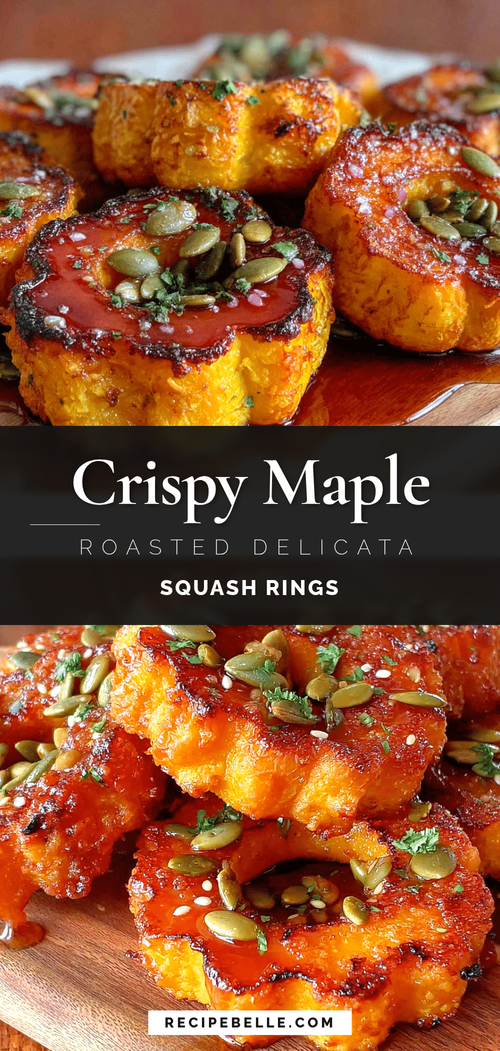 crispy maple roasted delicata squash rings recipe