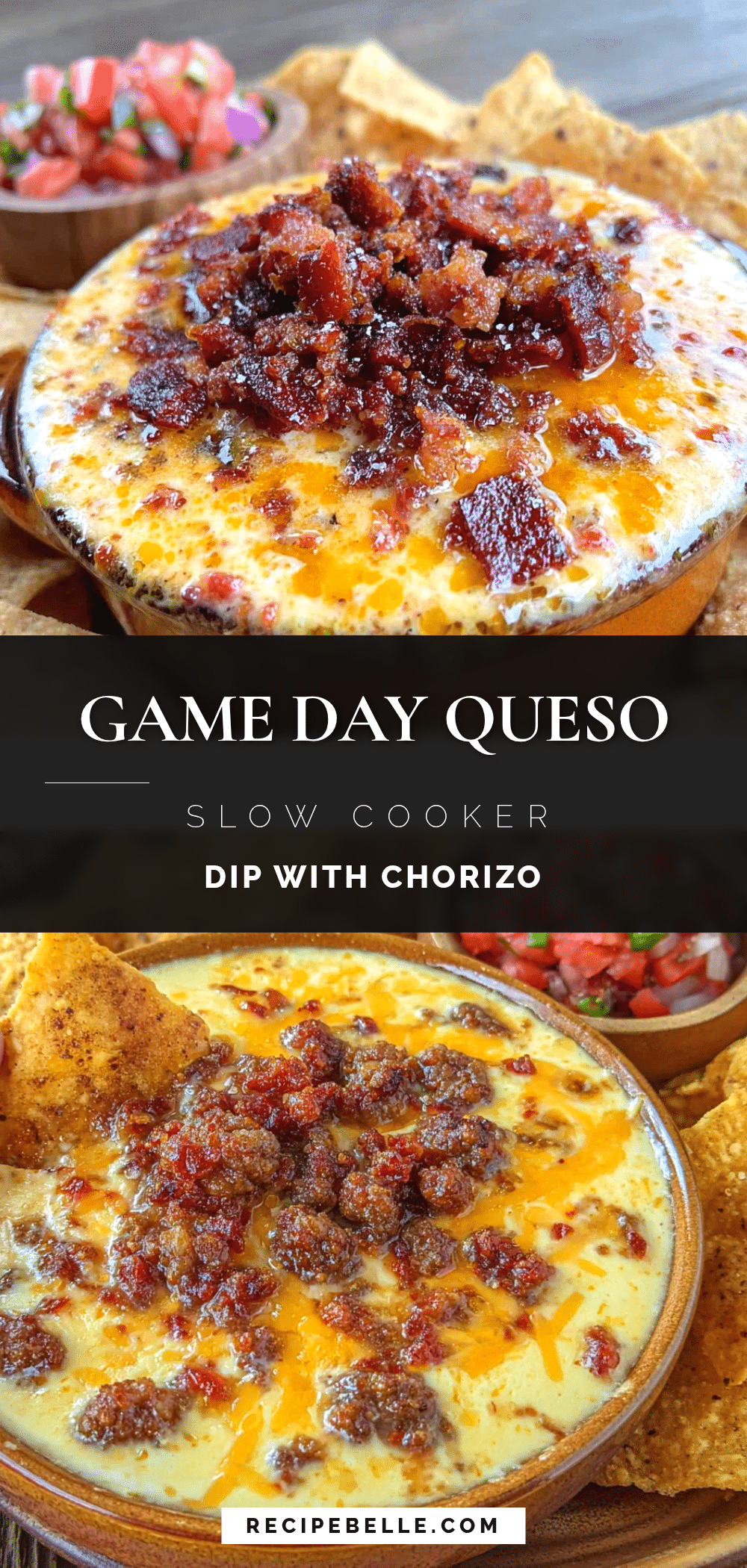 easy slow cooker queso dip with chorizo recipe