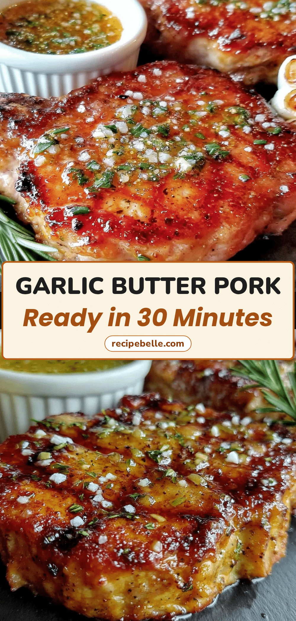 garlic butter pork chops recipe