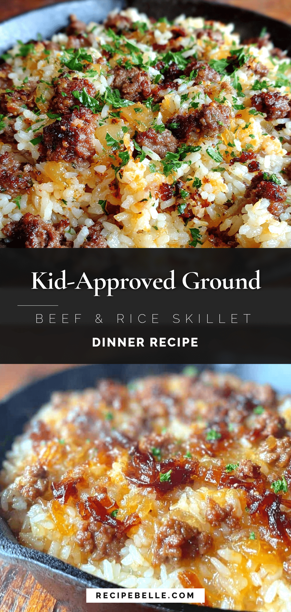 ground beef and rice skillet dinner recipe