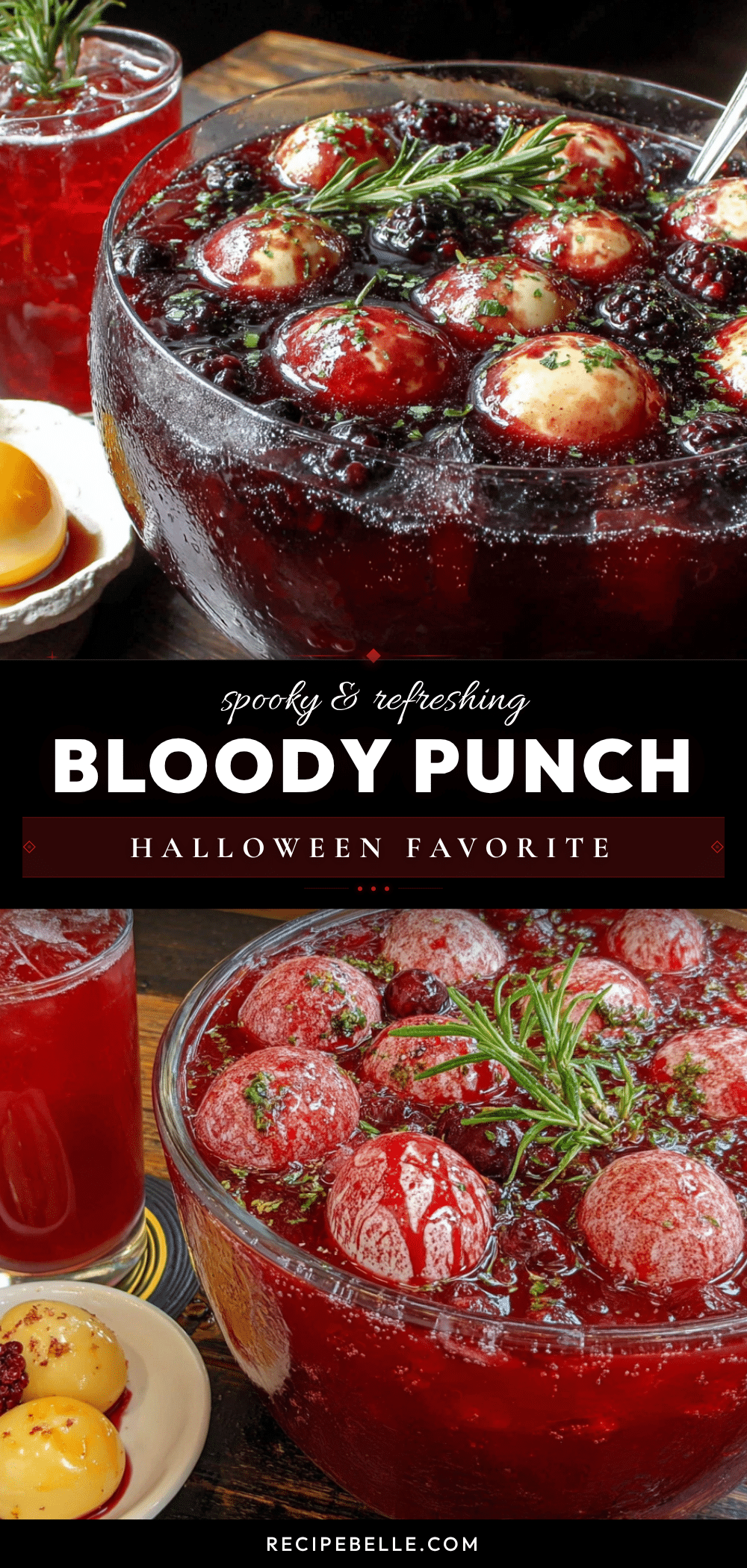 healthy bloody halloween punch recipe