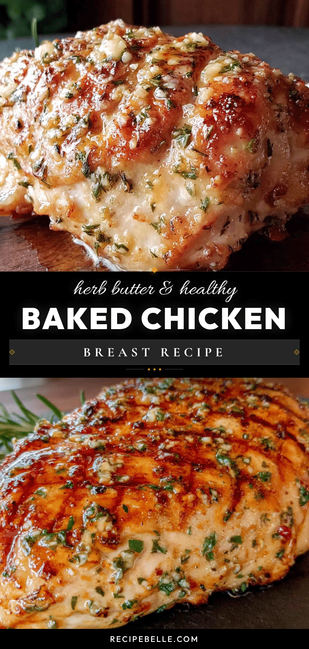 herb butter baked chicken breast recipe