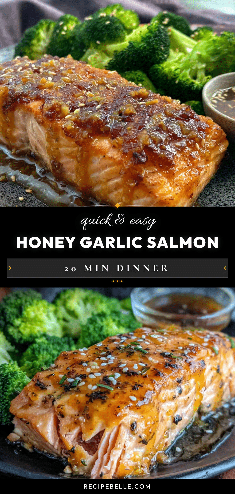 honey garlic salmon recipe