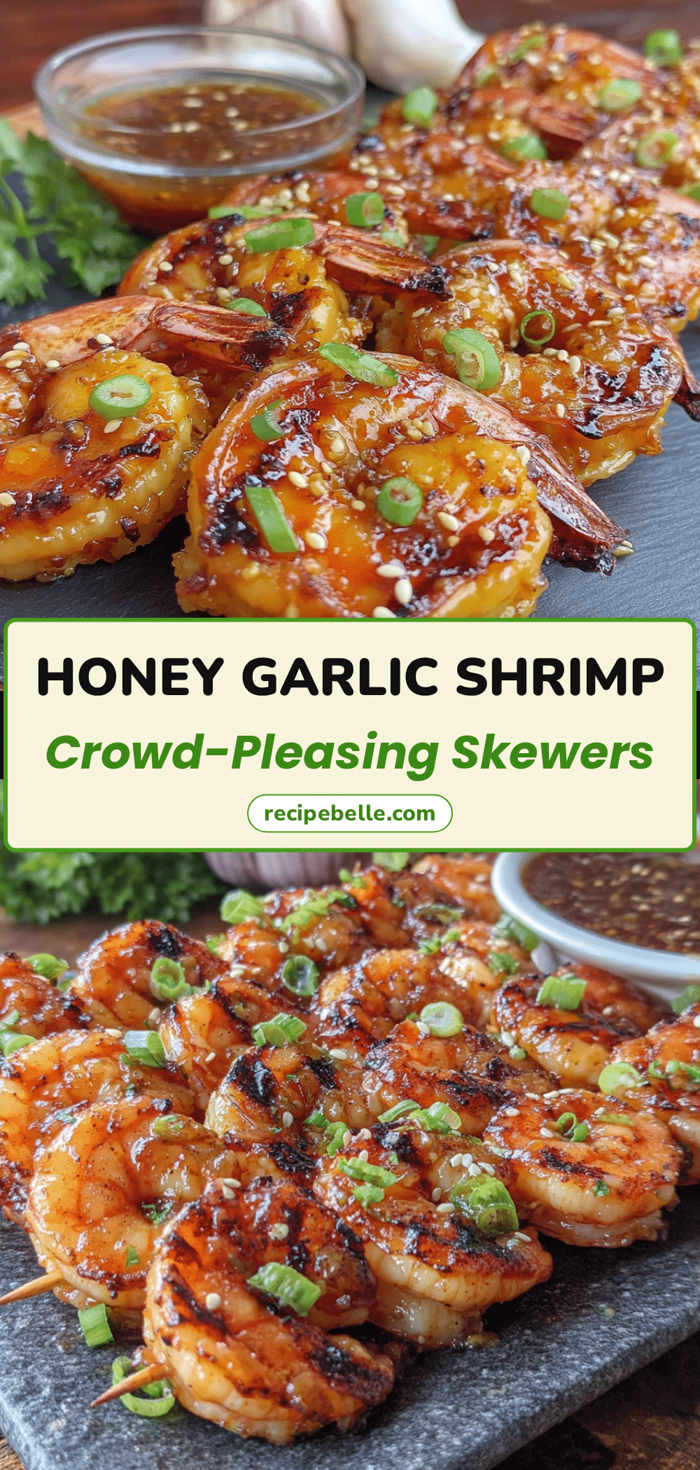 honey garlic shrimp skewers recipe