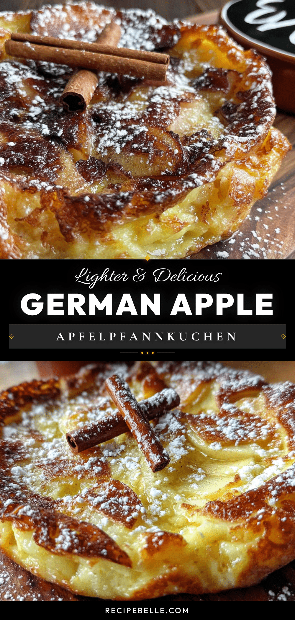 Lighter German Apple Pancake recipe