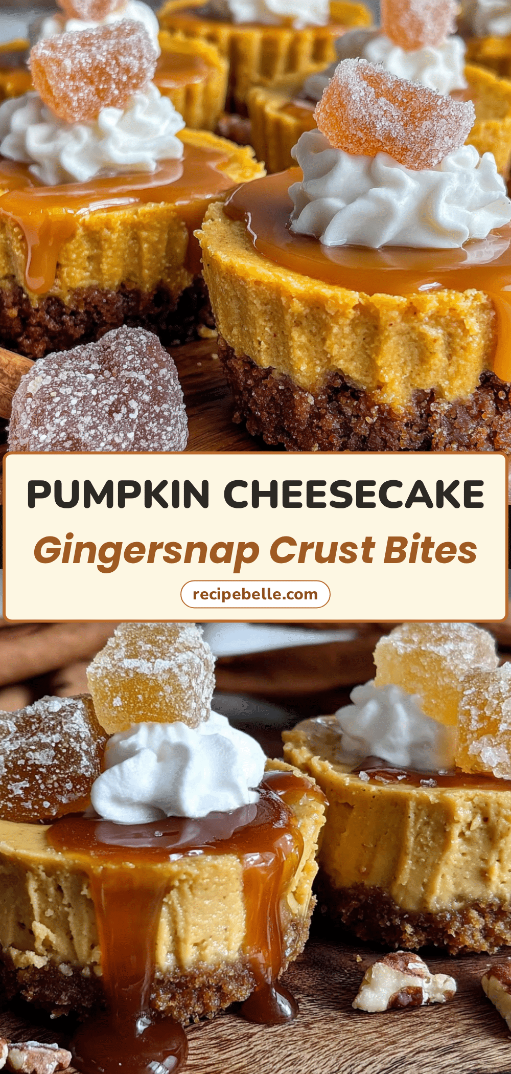 lighter mini pumpkin cheesecake bites recipe
