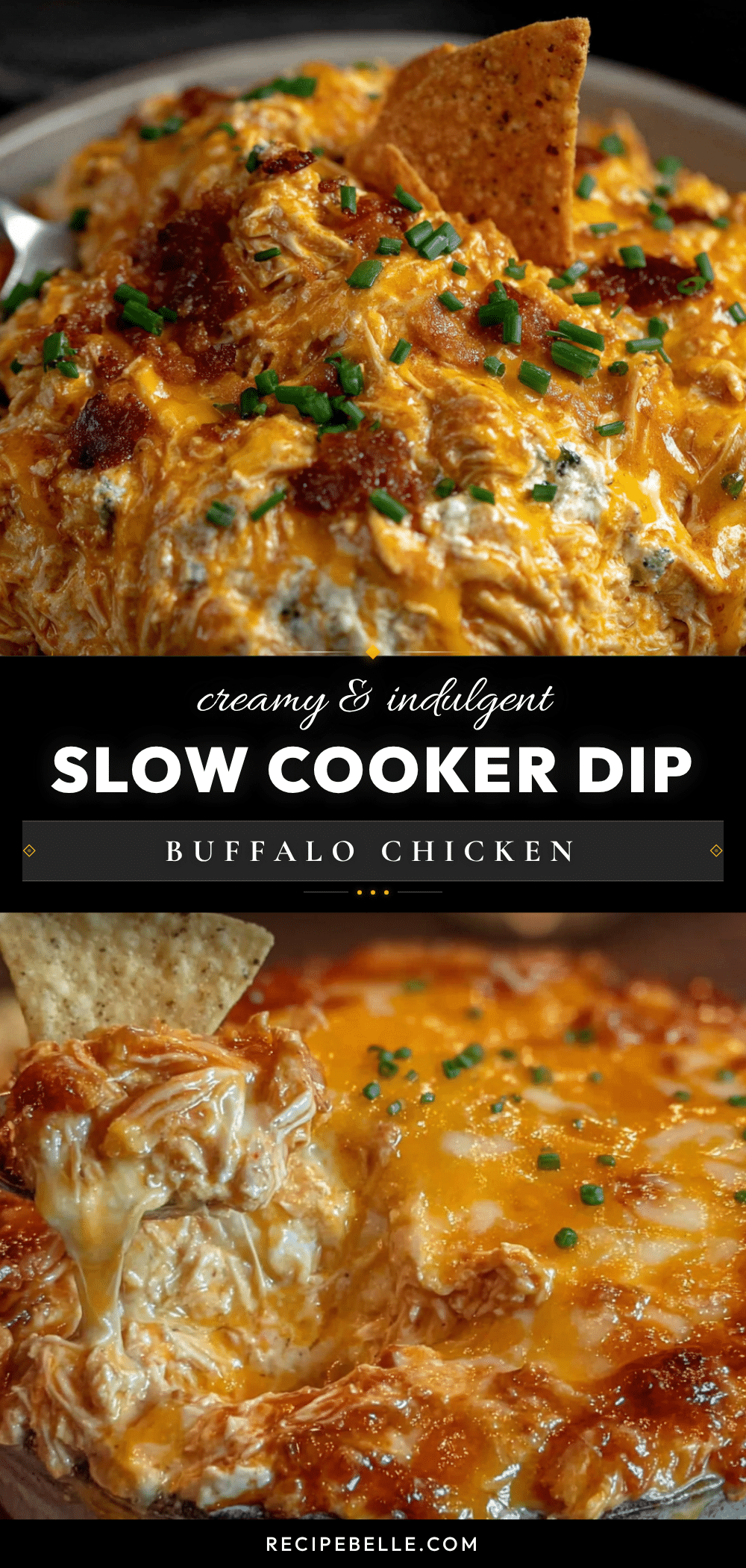 loaded buffalo chicken dip recipe