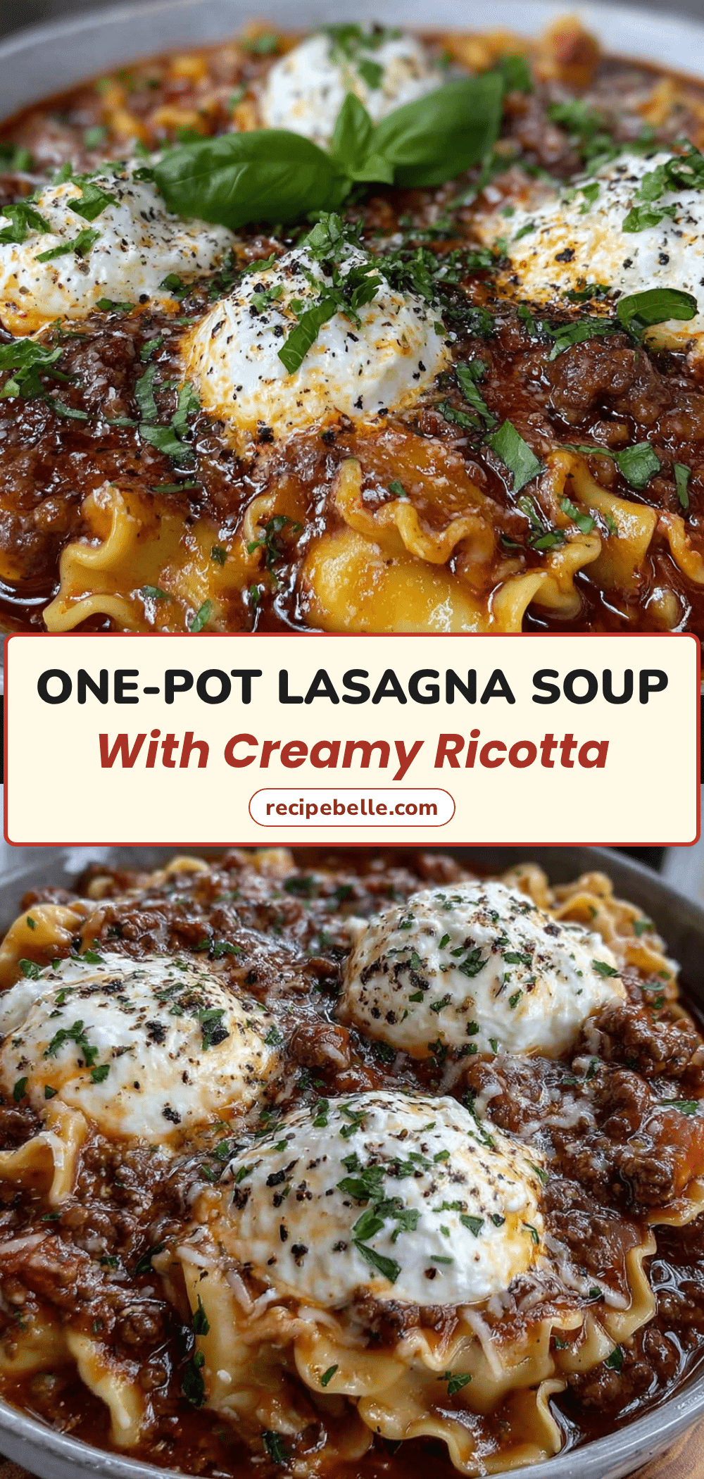 one-pot lasagna soup recipe