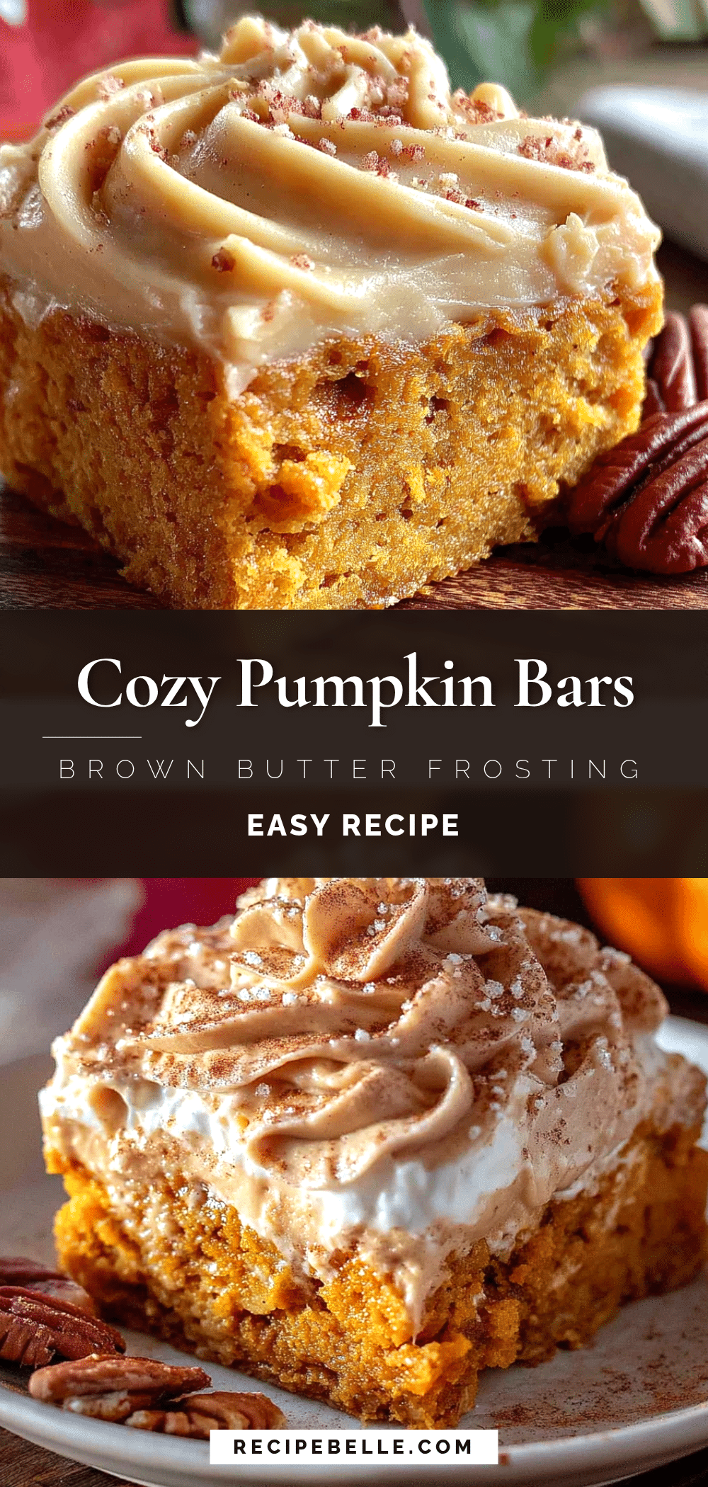 pumpkin bars with brown butter frosting recipe