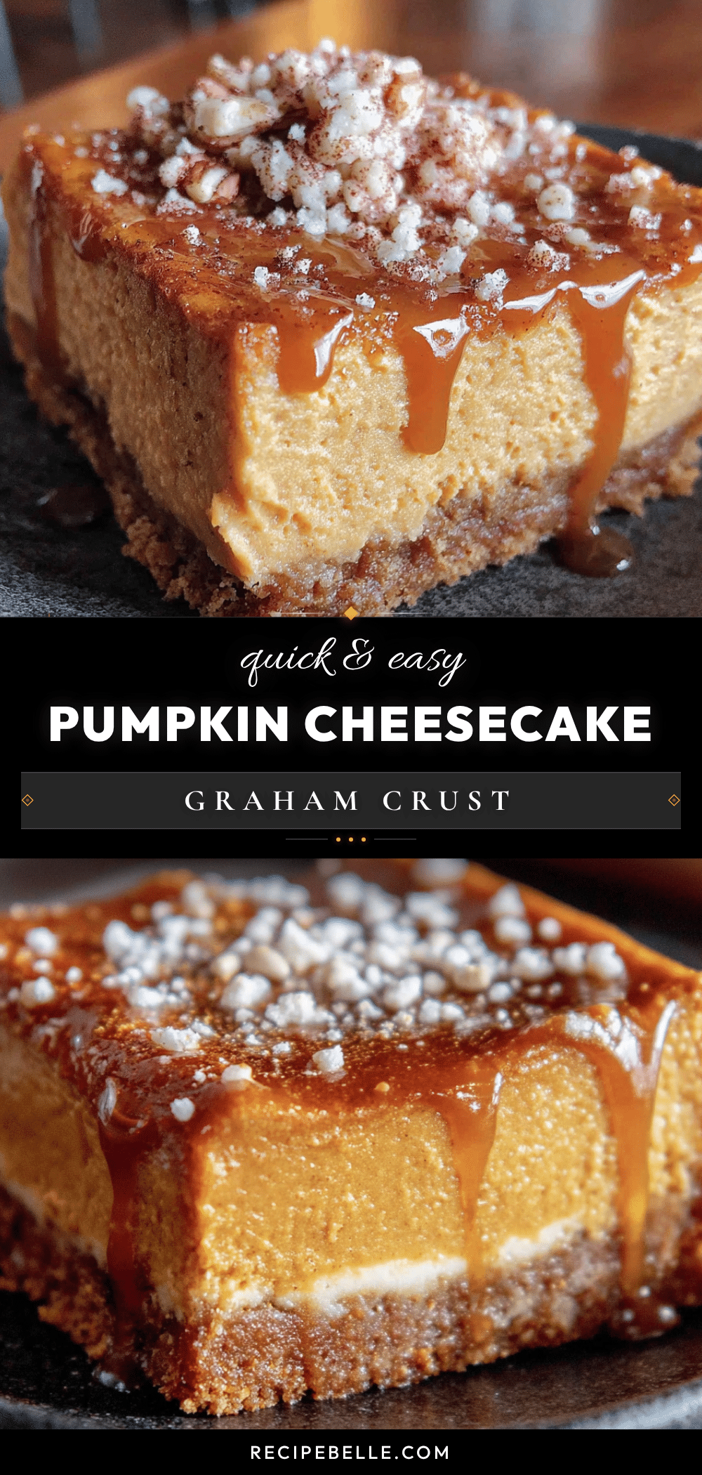 pumpkin cheesecake bars recipe