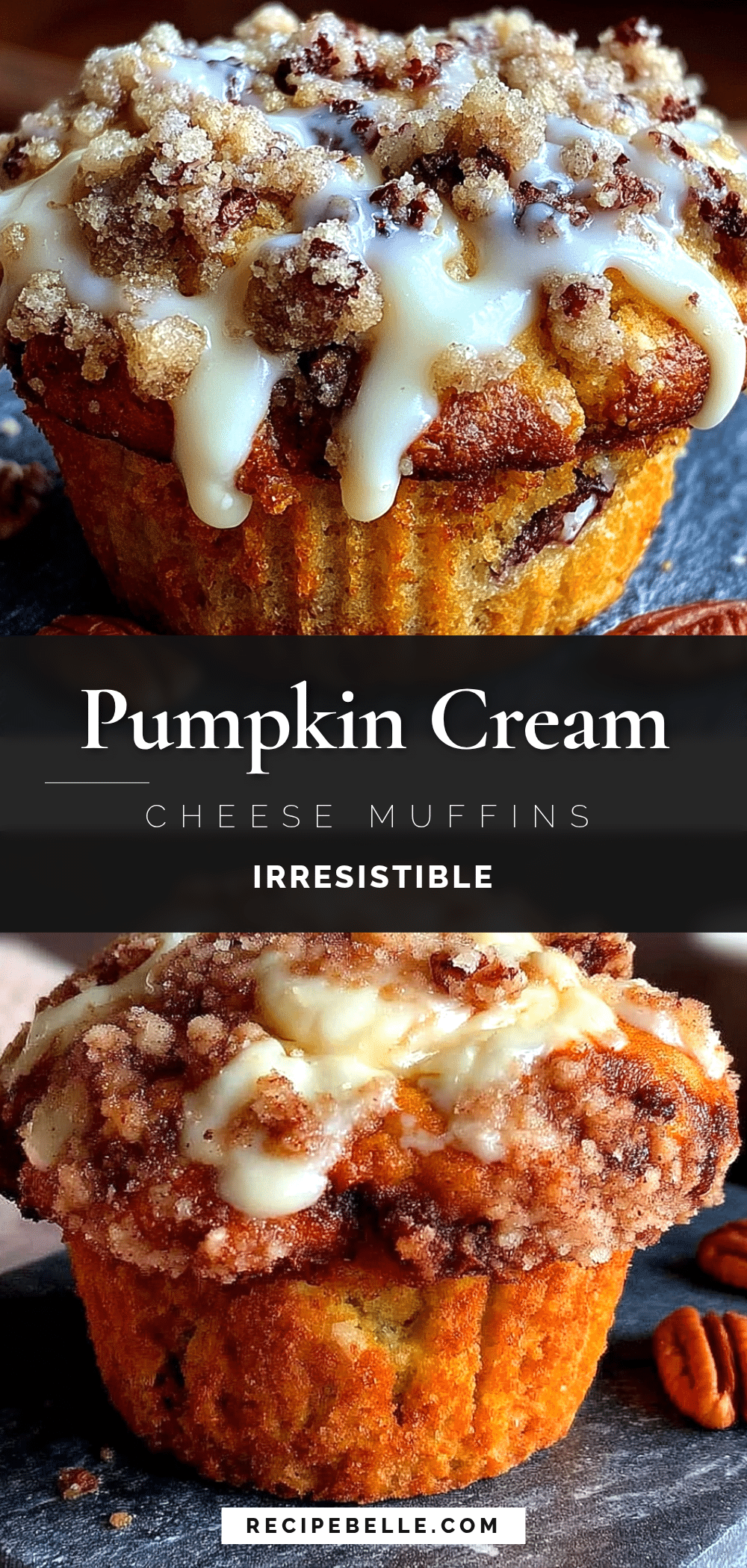 pumpkin cream cheese muffins recipe