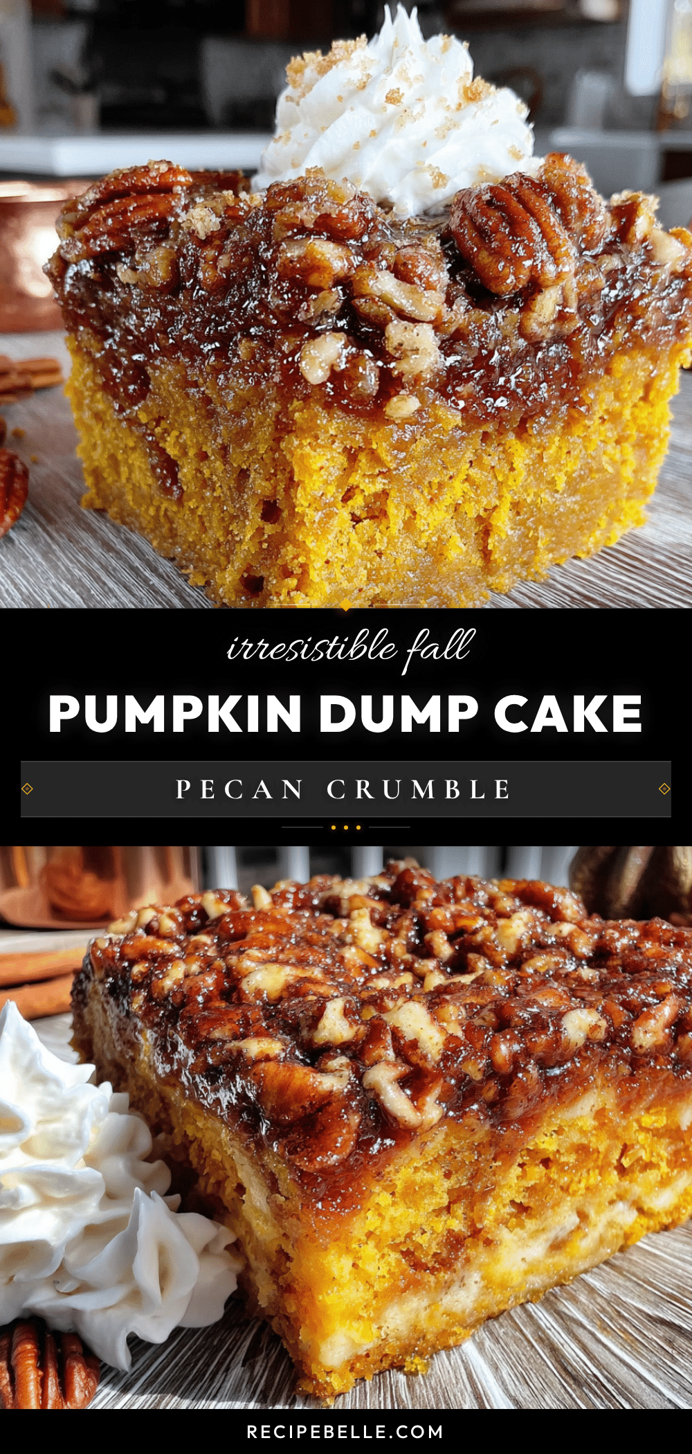 pumpkin dump cake recipe