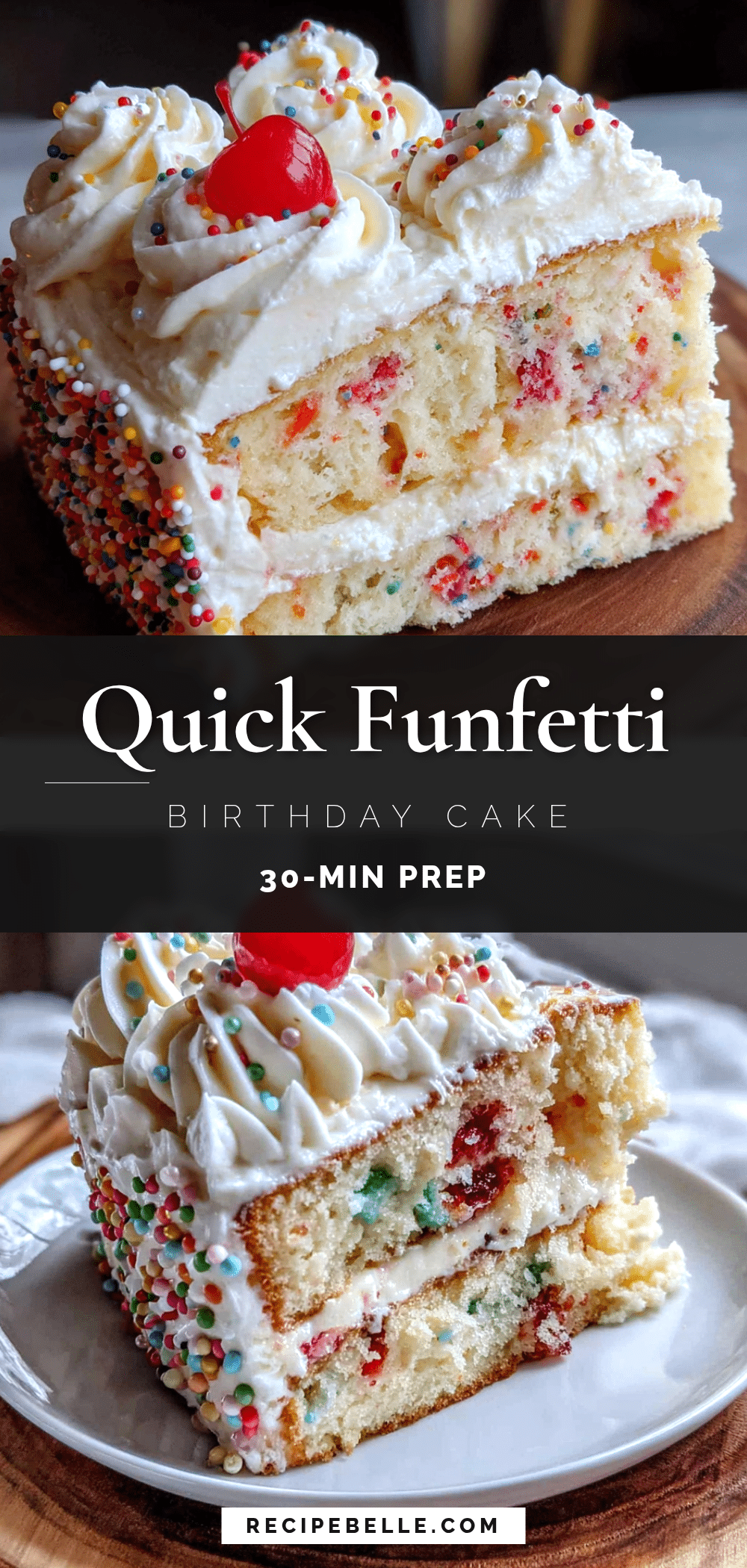 quick funfetti birthday cake recipe