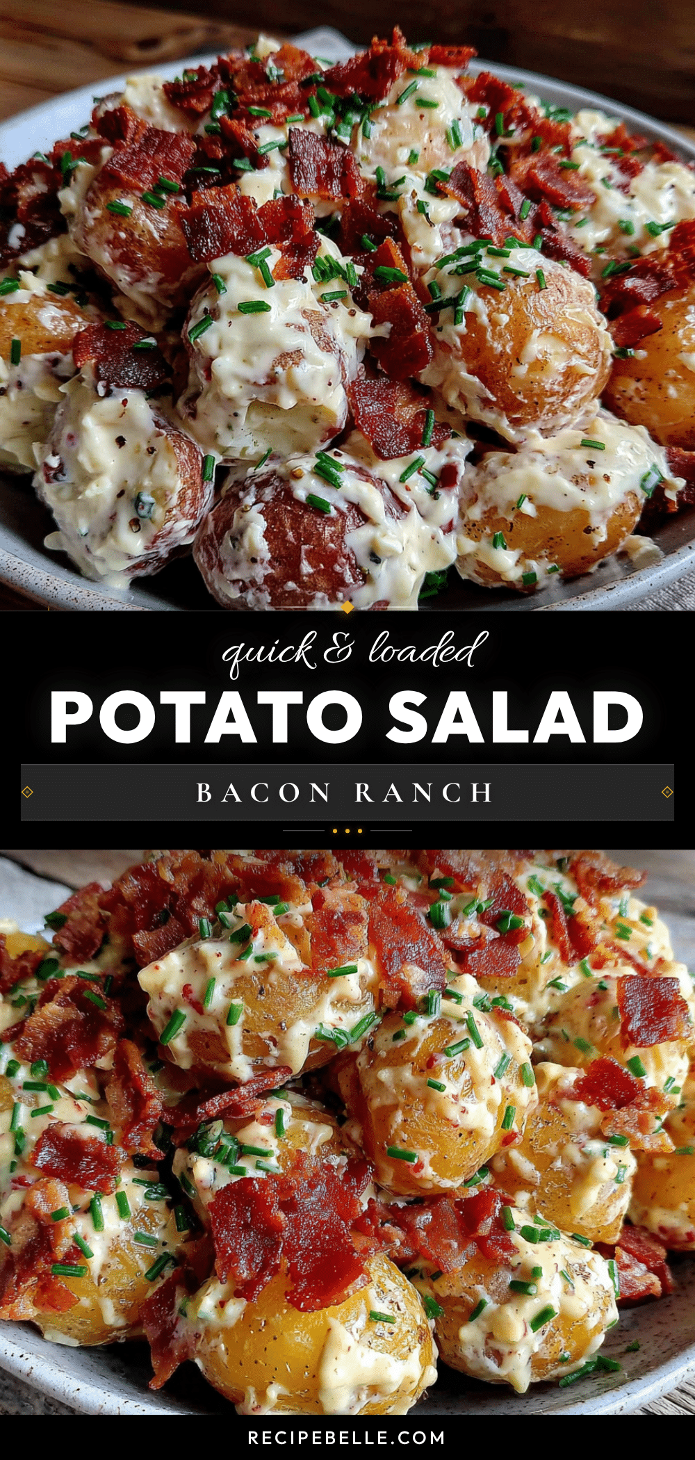 quick loaded bacon ranch potato salad recipe