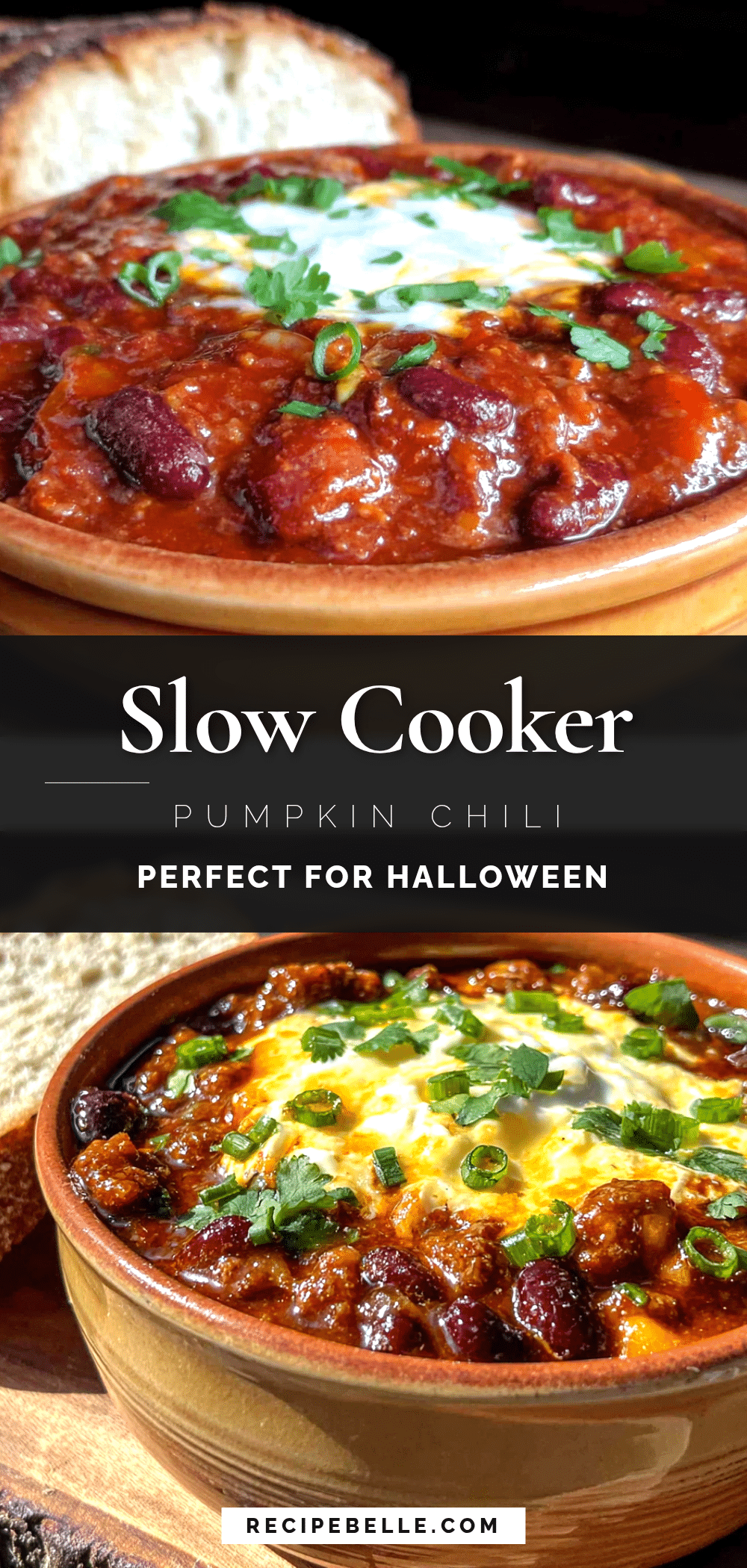 slow cooker pumpkin chili recipe