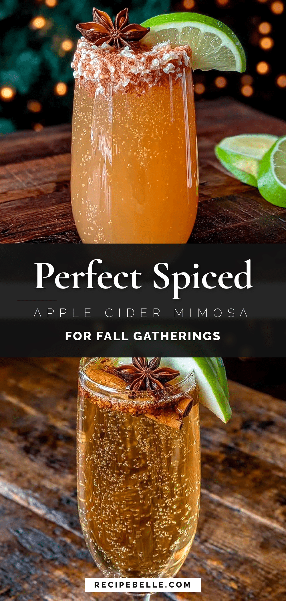 spiced apple cider mimosa recipe